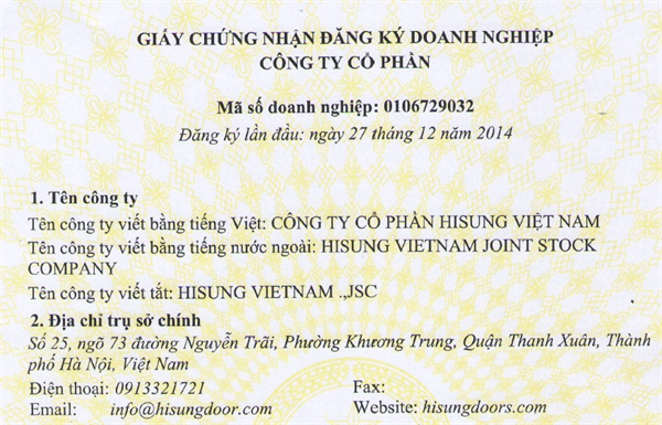 THÔNG TIN CÔNG TY
